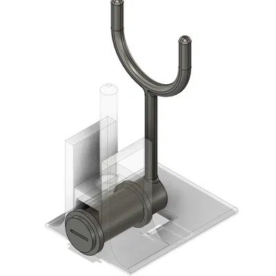 Dụng cụ giữ trái cây/rau củ khi gọt V2 (Peeler fruit/veg holder V2)