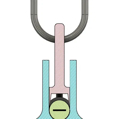 Dụng cụ giữ trái cây/rau củ khi gọt V2 (Peeler fruit/veg holder V2)