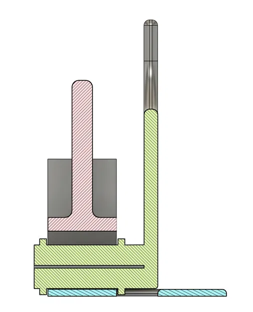 Dụng cụ giữ trái cây/rau củ khi gọt V2 (Peeler fruit/veg holder V2) - Image 5