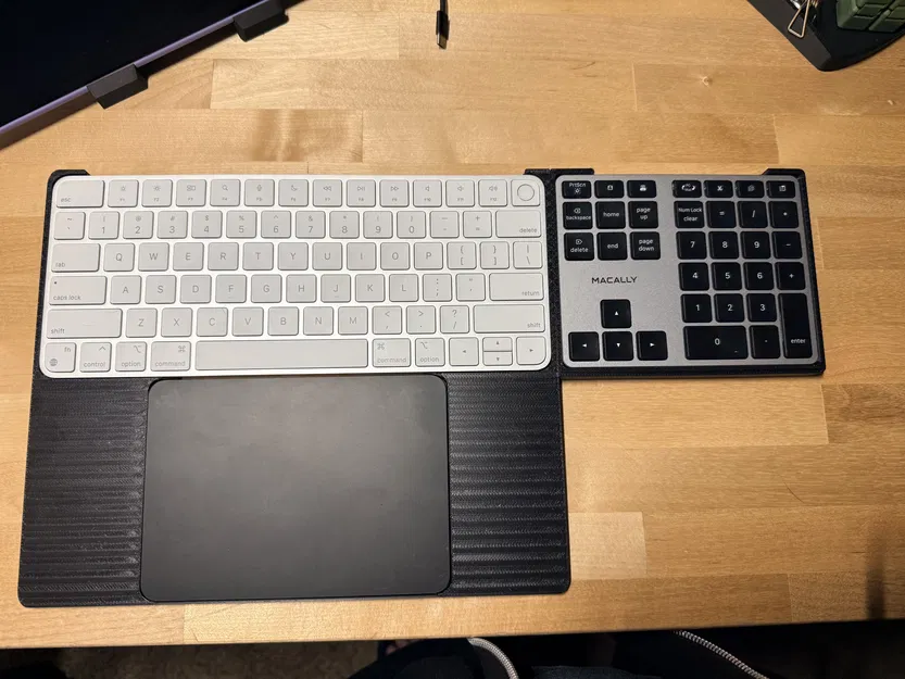 Khay Apple Magic TouchID Keyboard, Trackpad và Macally 10-key - Image 1
