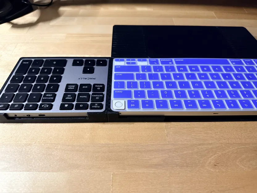 Khay Apple Magic TouchID Keyboard, Trackpad và Macally 10-key - Image 4