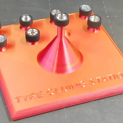 Trạm Dán Lốp (Tyre Gluing Station) cho slot car 1/32
