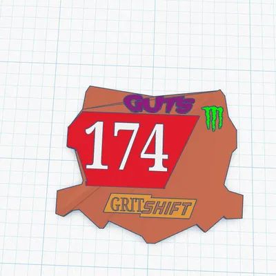 Biển số xe motocutz (motocutz number plate)