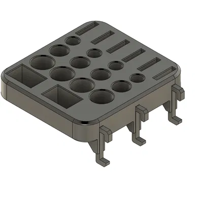 Ikea Skadis - Khay giữ pin - AAA, AA, 18650, 9V và 2032