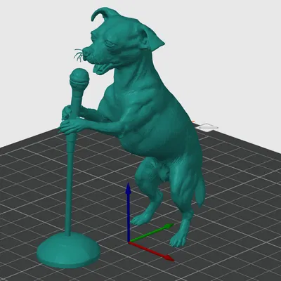 Chihuahua hát vào micro