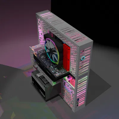 Vỏ PC khung hở Open Frame GenCase - PC Chassis ATX/mATX