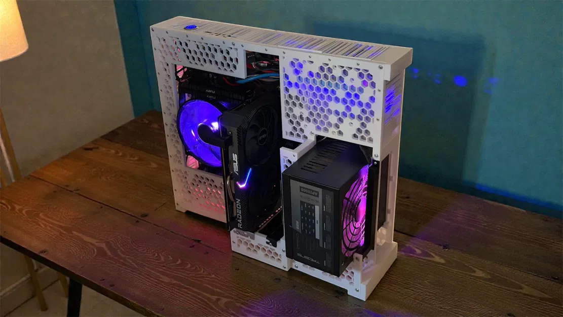 Vỏ PC khung hở Open Frame GenCase - PC Chassis ATX/mATX - Image 2
