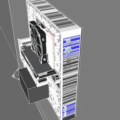 Vỏ PC khung hở Open Frame GenCase - PC Chassis ATX/mATX