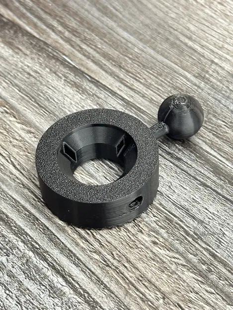 Vòng đế nhỏ có bi 17 mm và 2 lỗ ren 1/4"-20 UNC - Image 2