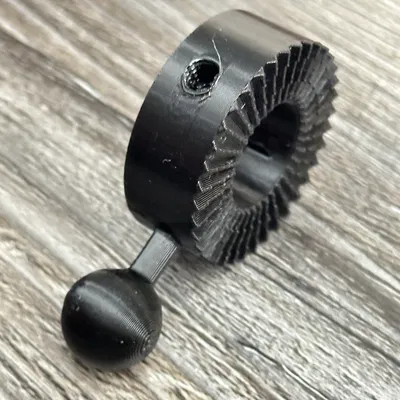 Vòng đế nhỏ có bi 17 mm và 2 lỗ ren 1/4"-20 UNC