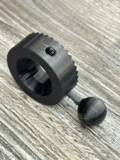 Vòng đế nhỏ có bi 17 mm và 2 lỗ ren 1/4"-20 UNC - Image 4