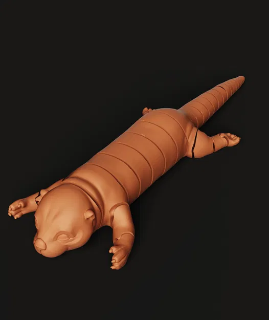 Rái Cá Flexi Khớp Nối | Đồ Chơi Fidget In 3D | Sea Otter Cử Động | Dễ In - Image 4