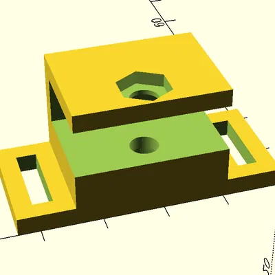 Bộ giữ nam châm tủ dạng tham số (Parametric Cupboard Magnet Holder)