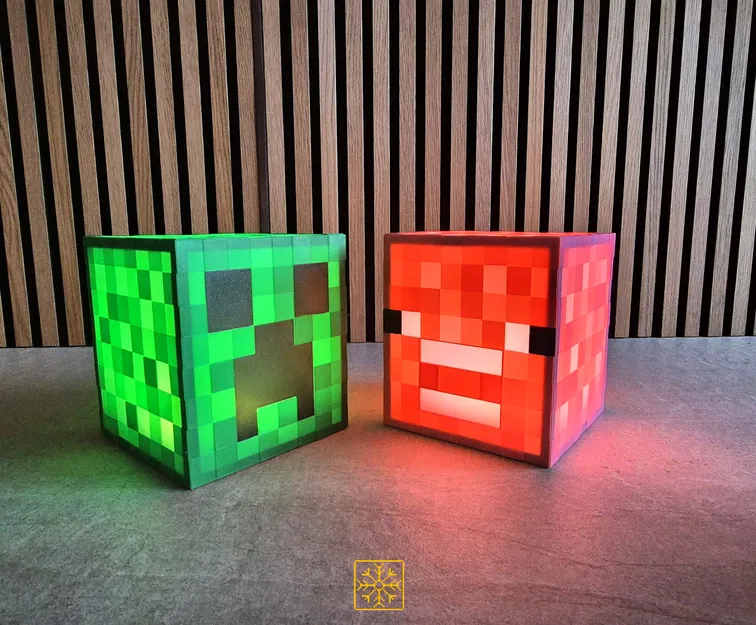 Đèn bàn Minecraft Heo (Pig Lantern) – Dễ in & lắp ráp - Image 1