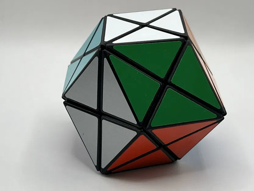 Rhombiminx – Puzzle xoay Rhombic Dodecahedron cắt Corner & Deep Cut - Image 1