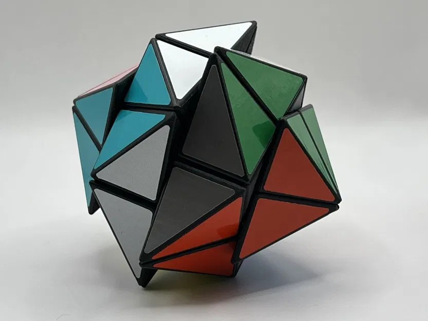Rhombiminx – Puzzle xoay Rhombic Dodecahedron cắt Corner & Deep Cut - Image 2
