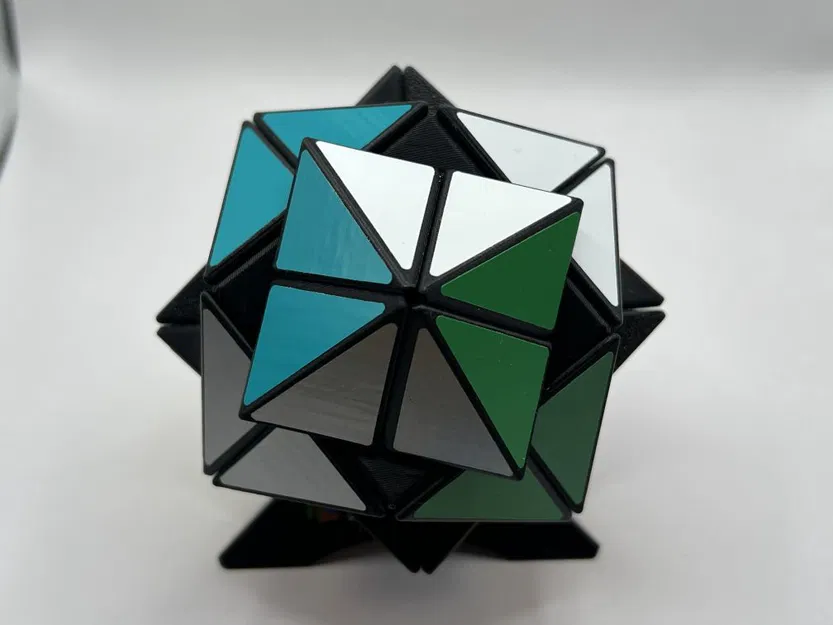 Rhombiminx – Puzzle xoay Rhombic Dodecahedron cắt Corner & Deep Cut - Image 4
