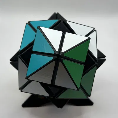 Rhombiminx – Puzzle xoay Rhombic Dodecahedron cắt Corner & Deep Cut