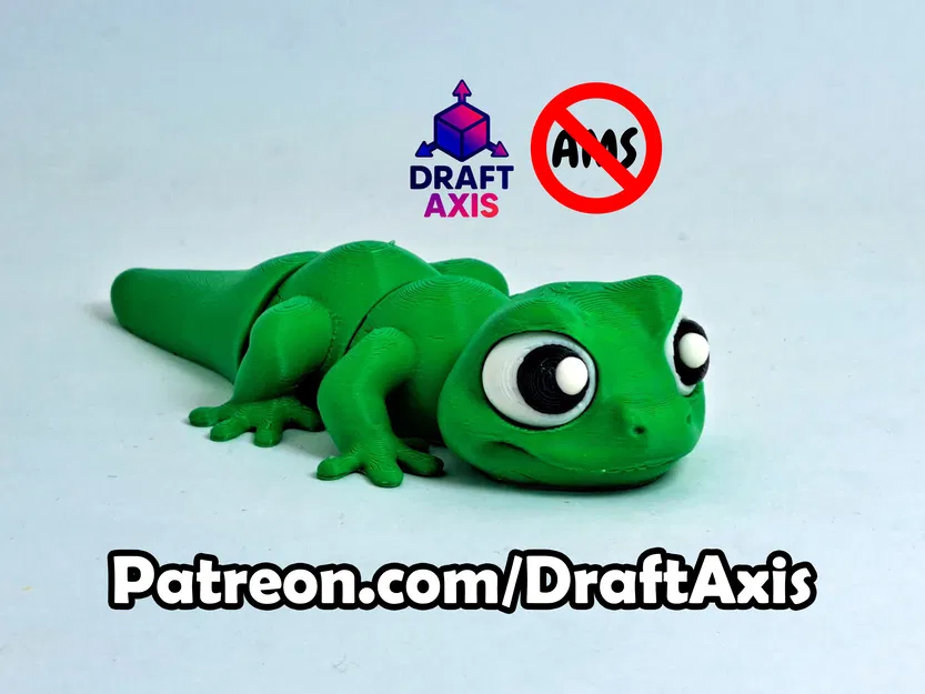 Flexi Lizard – Dễ thương & KHÔNG cần Supports - Image 1