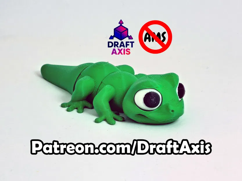 Flexi Lizard – Dễ thương & KHÔNG cần Supports - Image 2