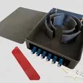 Hộp cho cáp quang (Fiber optic cable box) nắp bản lề - Thumbnail 2