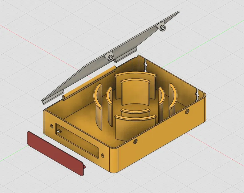 Hộp cho cáp quang (Fiber optic cable box) nắp bản lề - Image 3