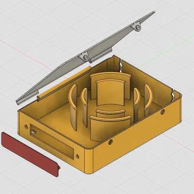 Hộp cho cáp quang (Fiber optic cable box) nắp bản lề