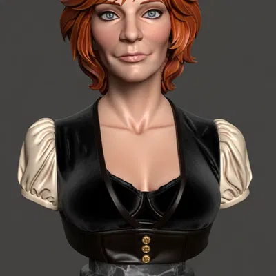 Tượng bán thân Muse Nocturne lấy cảm hứng từ Mylène Farmer