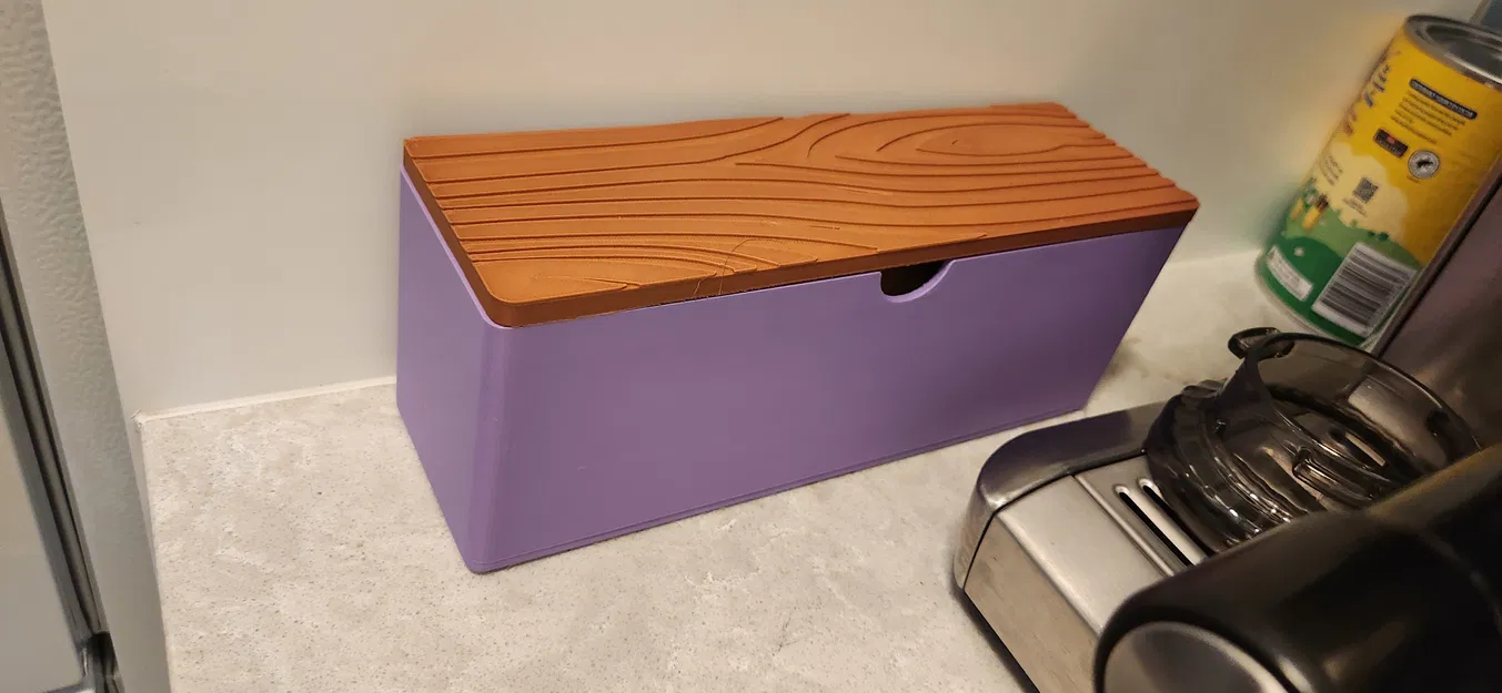 Hộp Đựng Túi Trà với Nắp Vân Gỗ - Image 4