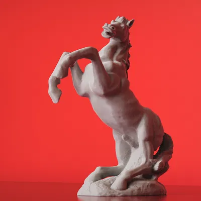 Tượng Ngựa Chồm (Prancing Horse Sculpture) - Mẫu 3D Scan