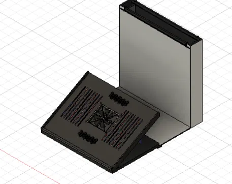 Đế tản nhiệt laptop kèm giá đỡ đứng có khớp chỉnh – gọn nhẹ - Image 6