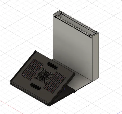 Đế tản nhiệt laptop kèm giá đỡ đứng có khớp chỉnh – gọn nhẹ - Image 7