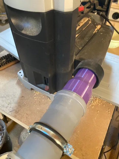 Adapter hút bụi tùy chỉnh cho máy bào Metabo (Custom Dust Extraction Adapter) - Image 1