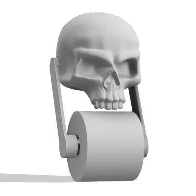 Giá Treo Giấy Vệ Sinh Hộp Sọ (Skull Toilet Paper Holder)
