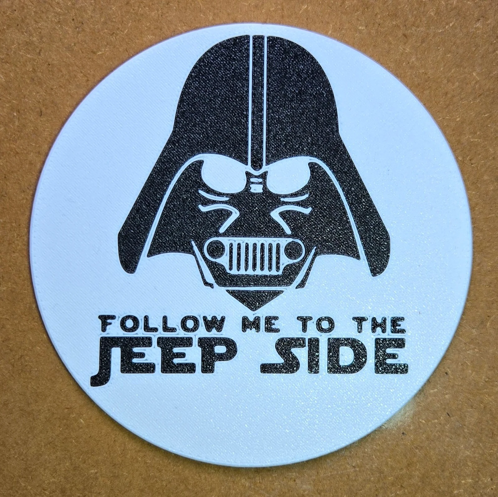 Bộ lót ly Darth Vader “FOLLOW ME TO THE JEEP SIDE” 1
