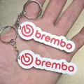 Móc khóa logo Brembo - 2 phiên bản: Multi và không Multi-color - Thumbnail 1