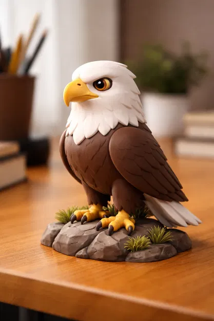 CUTE EAGLE – Mô hình đại bàng nguyên khối (One Piece) - Image 1