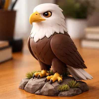 CUTE EAGLE – Mô hình đại bàng nguyên khối (One Piece)