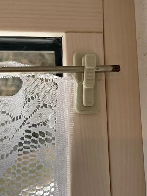 Giá đỡ thanh rèm Snap-Fit thanh lịch (Gardinenhalter) - Image 2