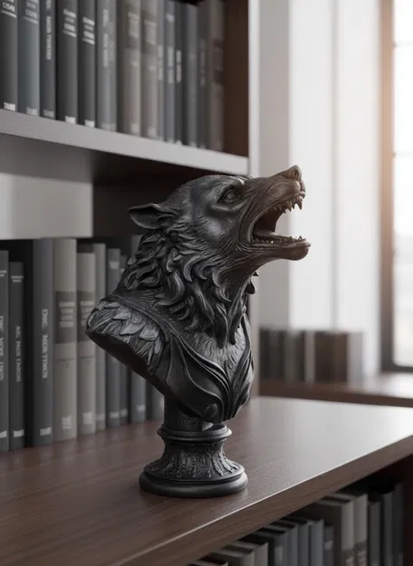 Tượng Bán Thân Người Sói (Werewolf Bust) - Image 1