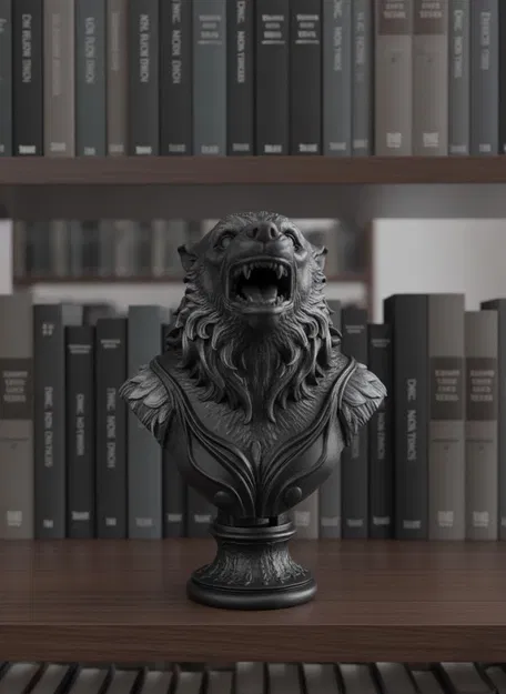 Tượng Bán Thân Người Sói (Werewolf Bust) - Image 2