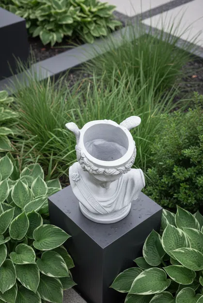 Chậu trồng cây tượng bán thân Perseus (Perse) - Image 2