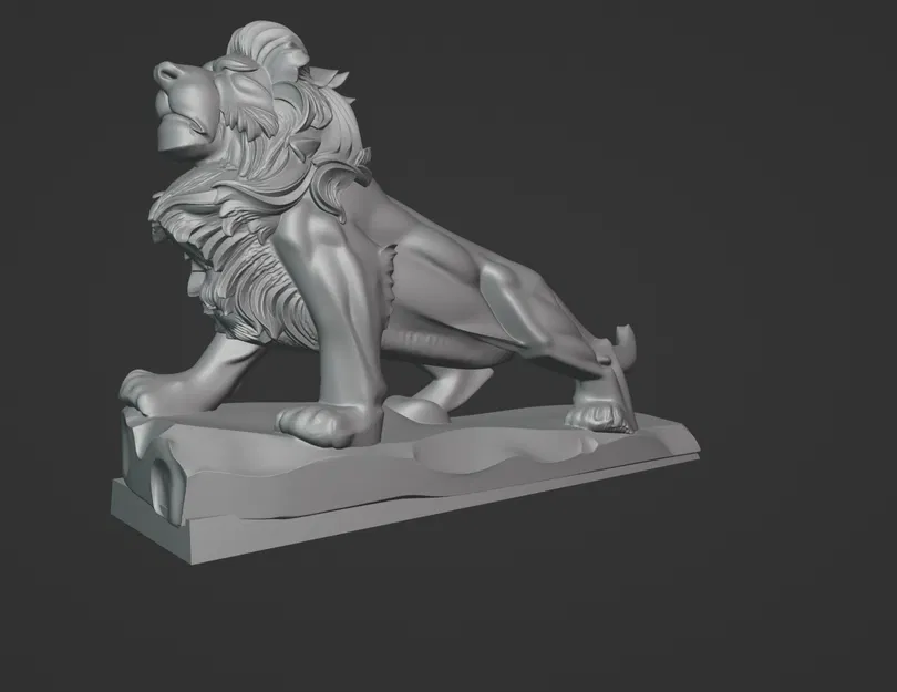 Tượng sư tử (lion sculpt) - Image 2