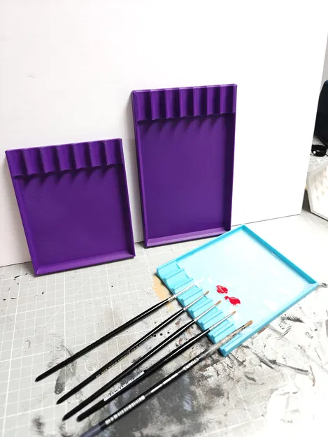 Brush holder với wet palet v5 - Image 3