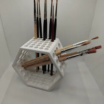 Khay đựng cọ Brush Holder Hexagon v2
