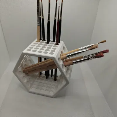 Khay đựng cọ Brush Holder Hexagon v2