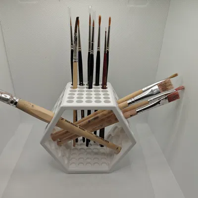 Khay đựng cọ Brush Holder Hexagon v2