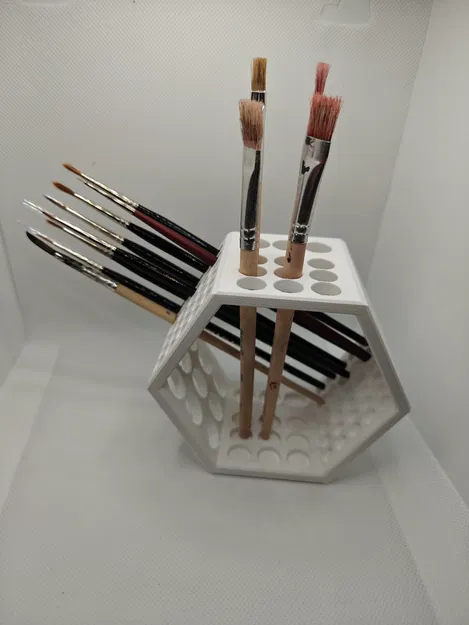 Khay đựng cọ Brush Holder Hexagon v2 - Image 5