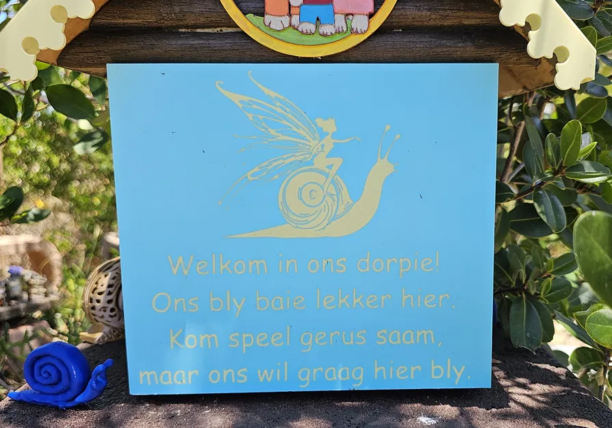 Bảng chào mừng cho khu vườn cổ tích - Image 1