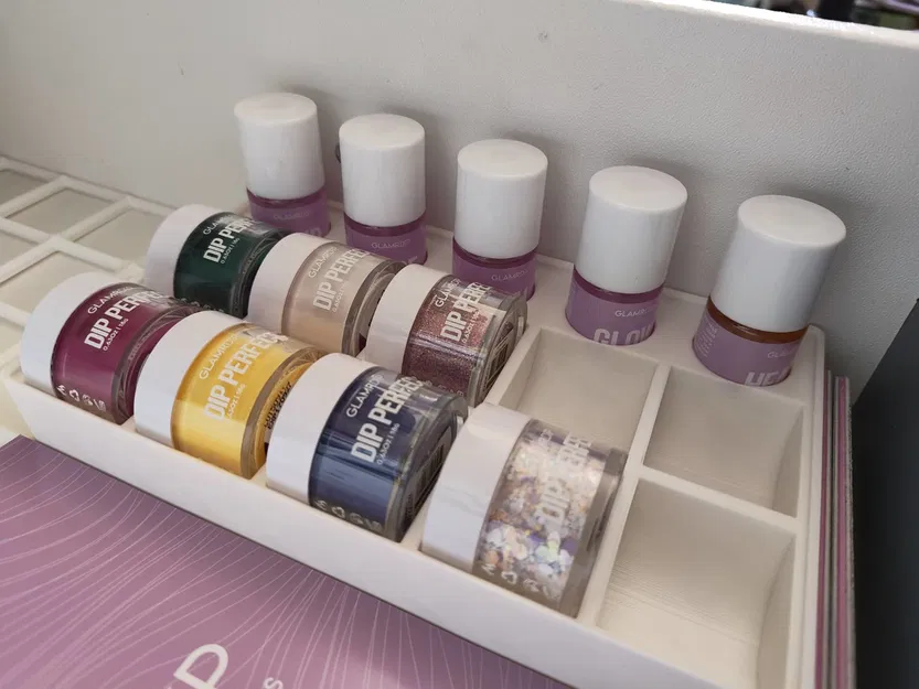 Khay Gridfinity Glamrdip cho hũ sơn móng (Nail Polish Pots) - Image 1